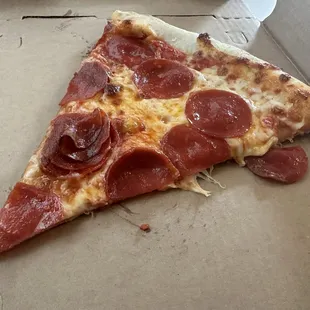 Thin slice and hot from the oven: lovely!