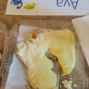 Calzone with extra ricotta?