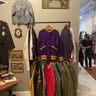 Found that purple gem in the back room and snatched it up quick!! Thanks for gorgeous letterman jacket!