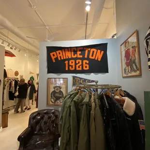 Old school collegiate banner for Princeton