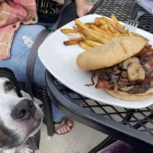 Miners Burger with gluten free bun