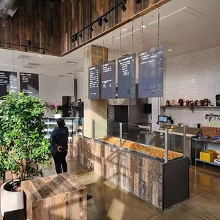 the interior of the restaurant