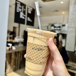 Dulce de Leche Iced Latte