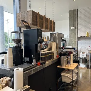 a view of the kitchen