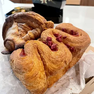Raspberry Croissants