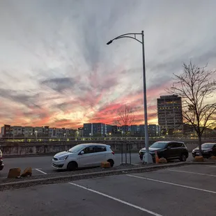 Outside. View from back parking lot. Navigate to 111 W Chapel Hill St. 2023 parking rates are $2.50/hour street and $2.25/hour lot.