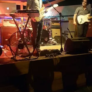 musicians on stage