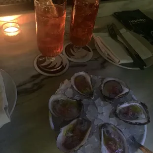 Oysters and Mezcal