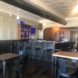 the interior of the restaurant