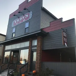 New exterior with covered patio area.