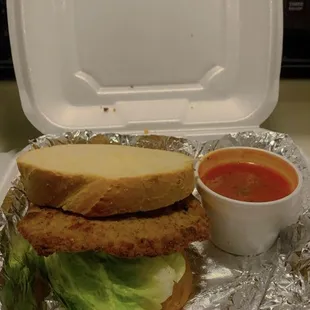 Veal Cutlet Sandwich