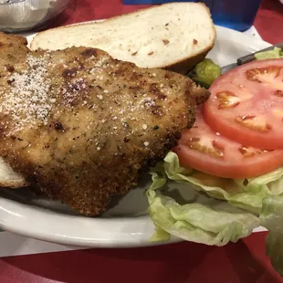 a plate of food on a table
