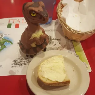Bob the Raptor Says &quot;The bread prey is really good here.&quot;