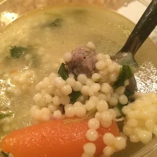 Nothin&apos; better to fight the flu! Wedding soup!!!