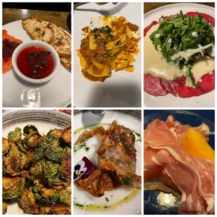 Dinner plus our companions melon procutto