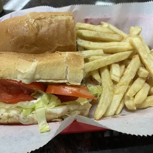 Philly Loaded Grinder with Fries