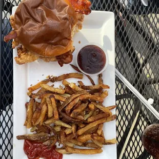 Yardbird with fries.