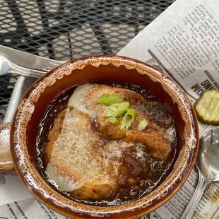 Good but not super great French Onion soup!