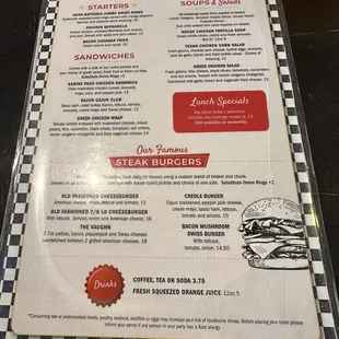 Lunch Menu