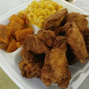 Southern Fried Chicken, Candied Yams, Baked Mac-N-Cheese