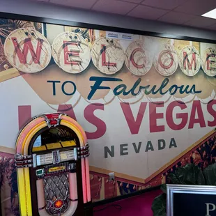 This wall greets you as you enter.