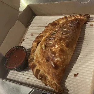 It looks good, but does it taste good? Calzone