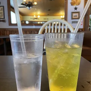 Large pop cups! Mountain Dew