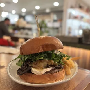 Truffle Mushroom Burger