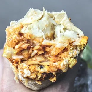 Chorizo Breakfast Burrito.