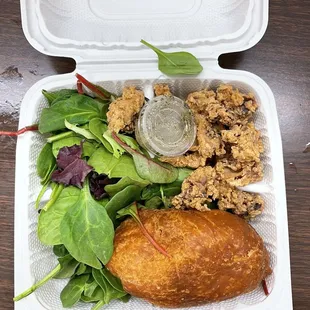 Piroski and Squid Lunch Plate