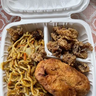 Lunch Special with noodles substitute for salad