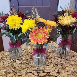 Fall desk arrangements