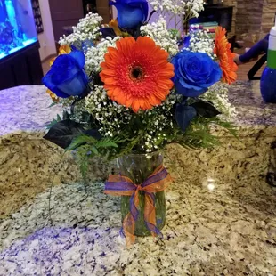 Bronco Birthday arrangement