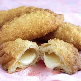 a close up of a pastry