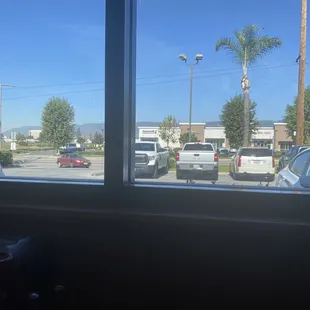 Outside of window