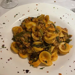 orecchiette with sausage and broccoli rabe