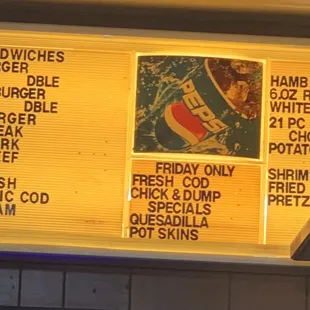 Menu Board