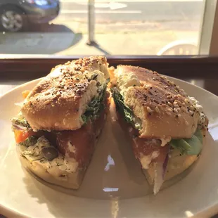 Smoked Salmon Sandwich