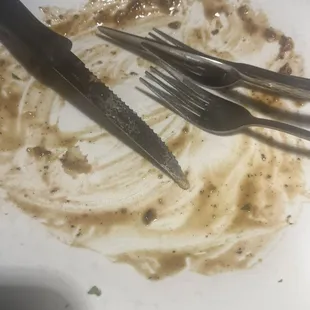 As you can see, we had clean plates