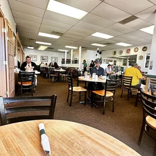 diners sitting at tables