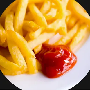 French Fries and Ketchup