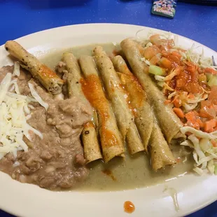 Plate of Flautas