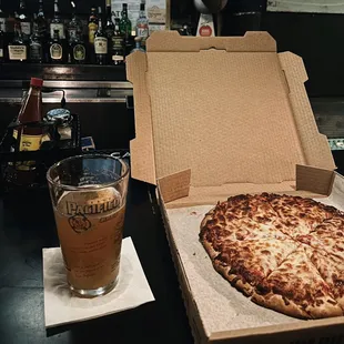 Blue Moon plus pizza