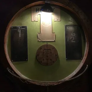 a clock on the wall