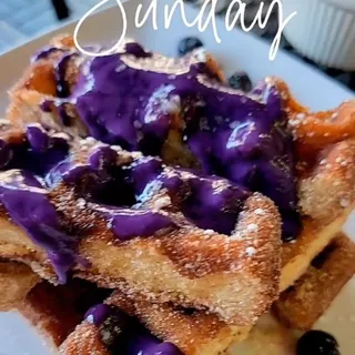 UBE Waffle Churros