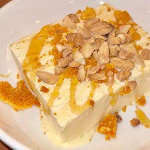 Honeycomb dessert