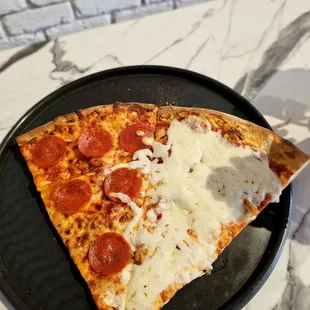 Another two slice special with single topping