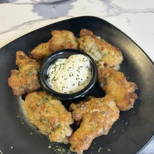 Garlic and Parmesan wings