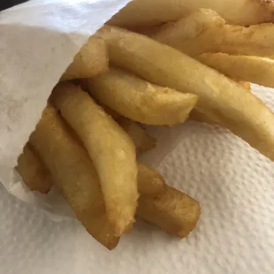 a pile of french fries