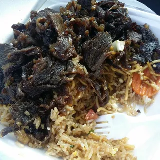 Beef Teriyaki Over Fried Rice
